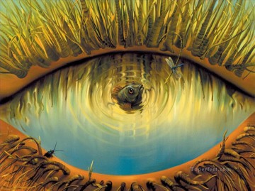 150の主題の芸術作品 Painting - モダン コンテンポラリー 24 シュルレアリスム 目の湖